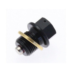 TECNIUM Magnetic Oil Drain Plug - Aluminium Black M19x1,5x14