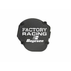 BOYESEN Factory Racing Ignition Cover Black Yamaha YZ250