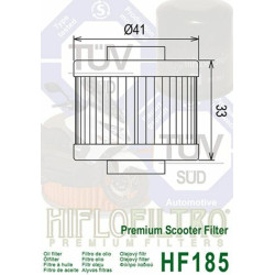 Filtre à huile HIFLOFILTRO - HF185