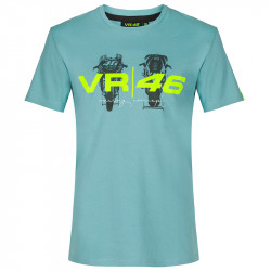 VR46 t-shirt bleu clair
