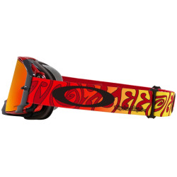 OAKLEY Airbrake MX Goggle - TLD Trippy Red Prizm MX Torch Lens