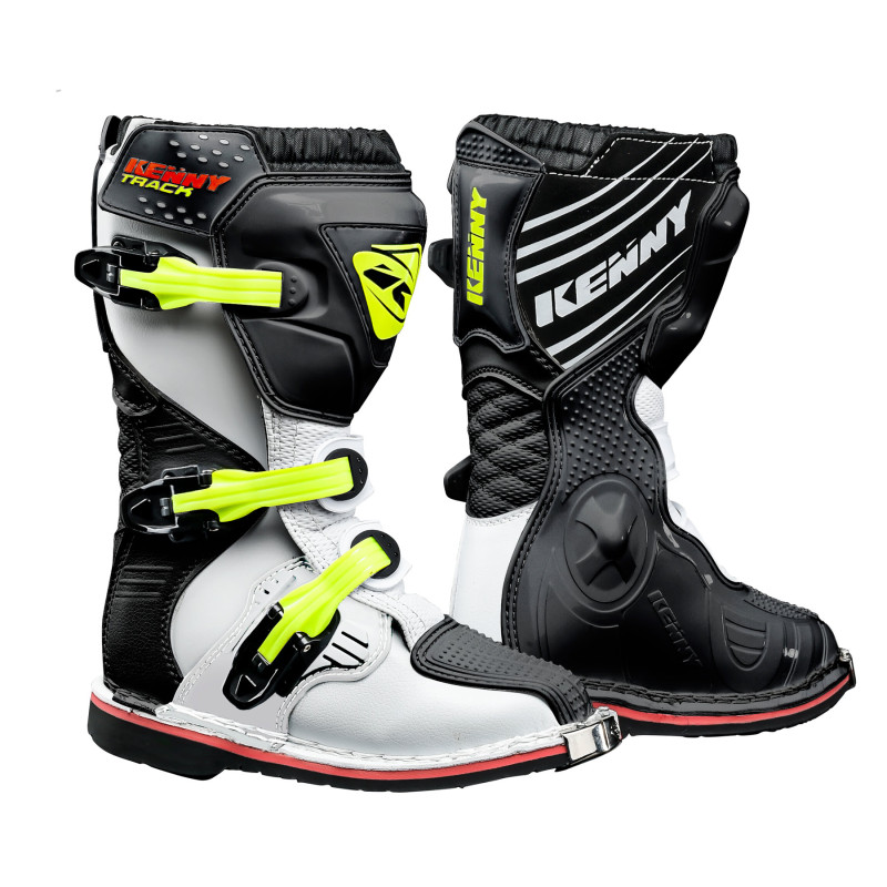 bottes-cross-kenny-track-enfant-blanc-noir-jaune-fluo