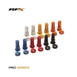 RFX Pro Rim Lock Nuts and Washers (Black) 2pcs