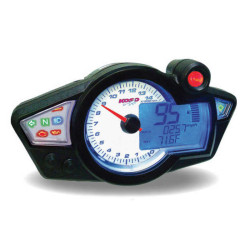 KOSO RX1N GP Style Multifonction Speedometer White Background Universal