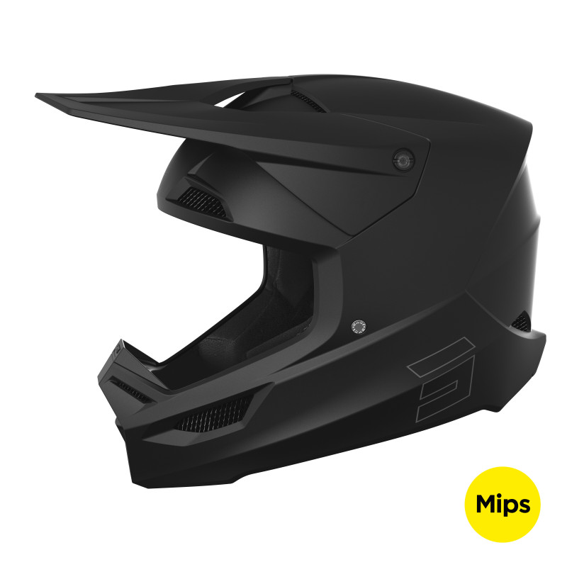 casque-cross-shot-race-solid-black-matt-1