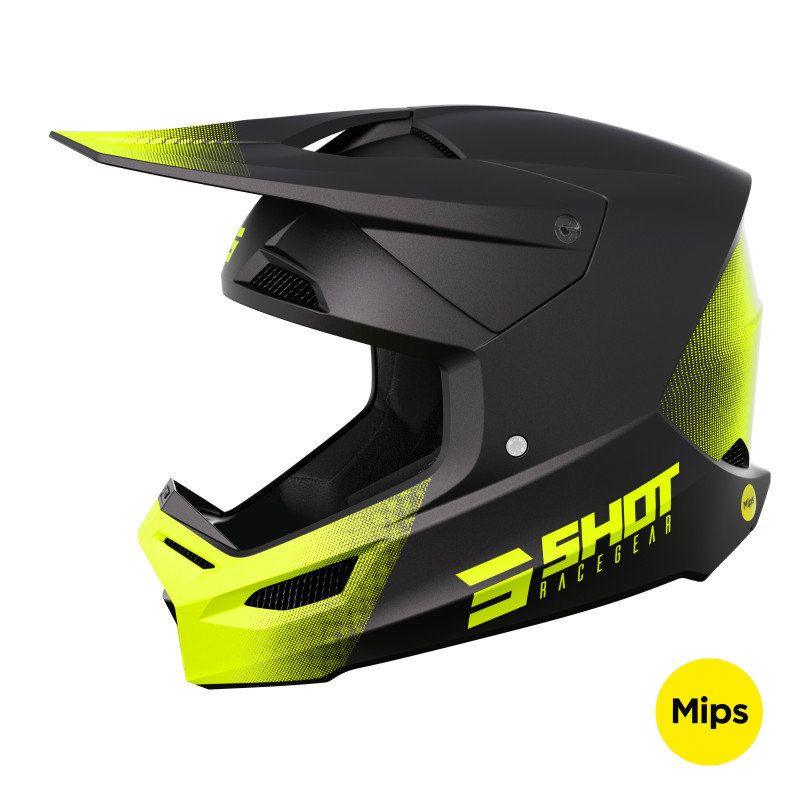 casque-cross-shot-race-raw-black-fluo-matt-1