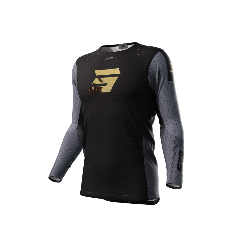 maillot-cross-shot-honor-noir-or-1