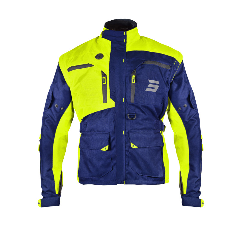 veste-enduro-shot-racetech-navy-jaune-fluo-1