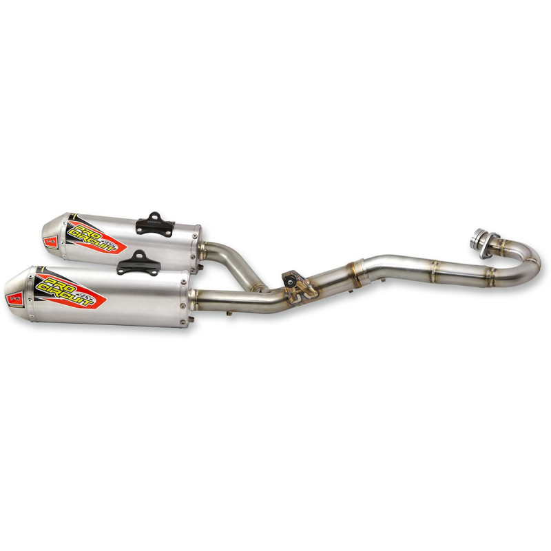 EXHAUST T6 SS DUAL S/A