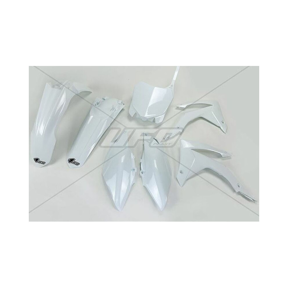 Kit plastique UFO blanc Honda CRF250R/CRF450R