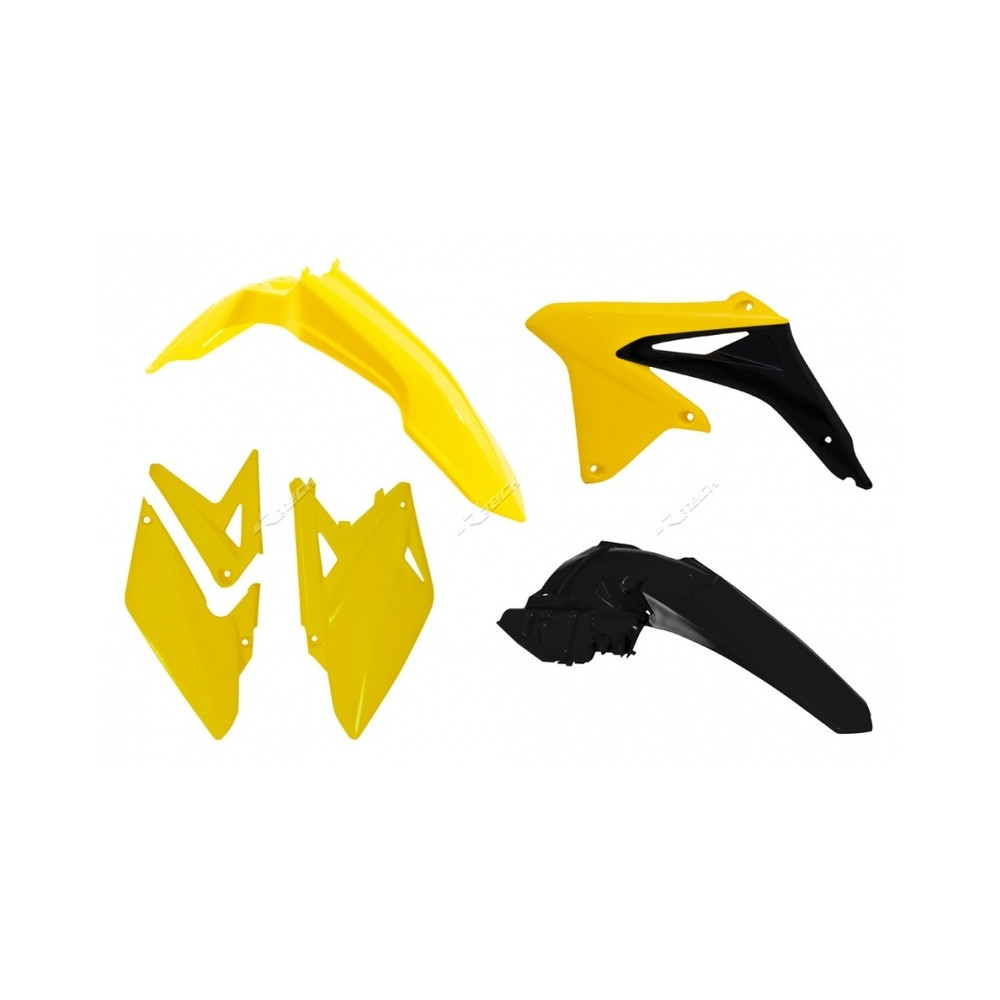 Kit plastique RACETECH couleur origine jaune/noir Suzuki RMX450Z