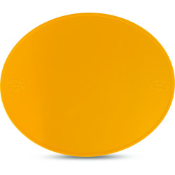 Plaque numéro frontale PRESTON PETTY ovale jaune