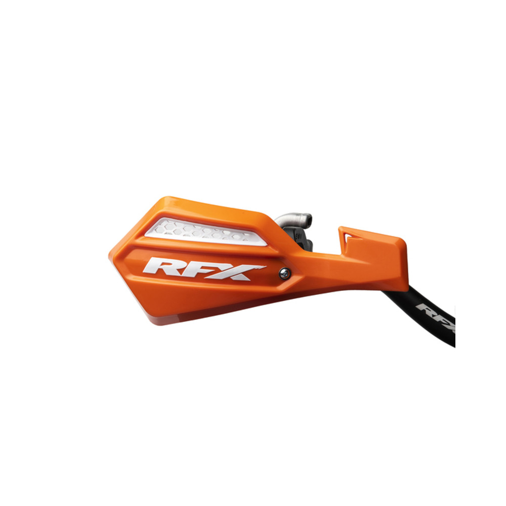 Protège-mains RFX série 1 (Orange/Blanc) avec kit de montage