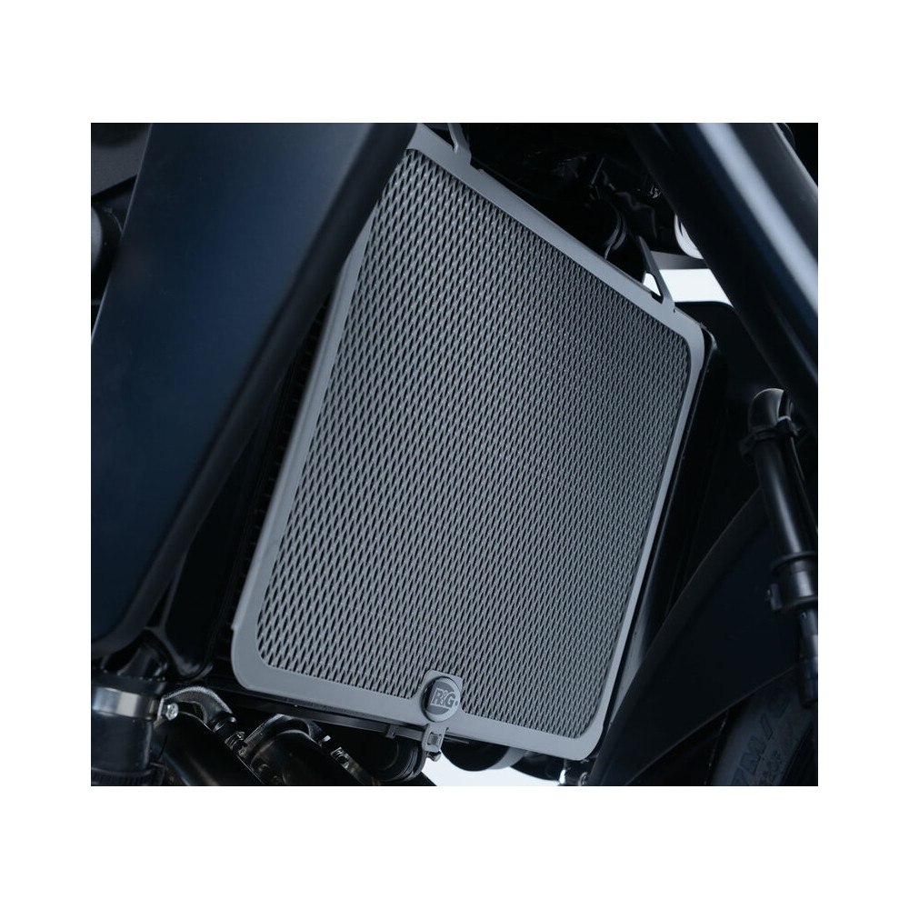 Protection de radiateur R&G RACING titane Yamaha MT-09
