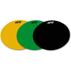 UFO Oval Adhesive Plates Green