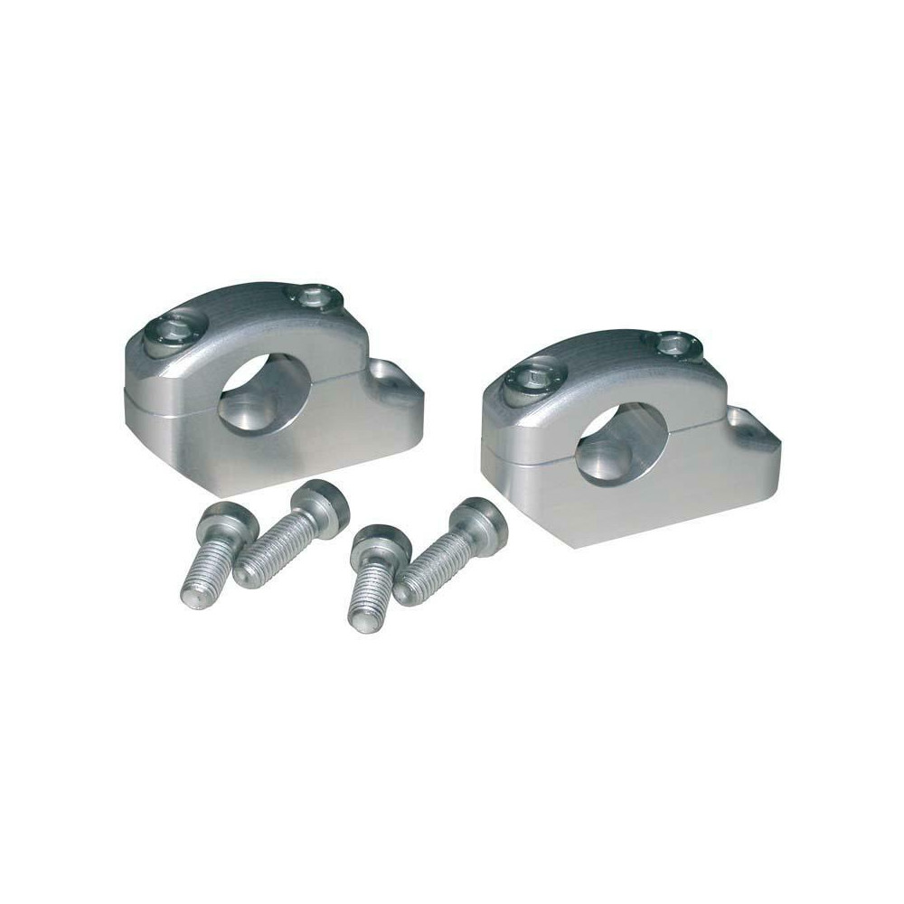 LSL Silver-Plated Offset Bar Mounts For Triple Clamps LSL Ø22mm