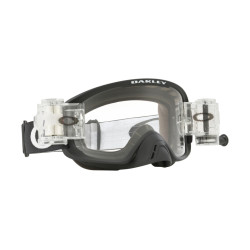 OAKLEY O Frame 2.0 Pro MX Goggle Race-Ready Roll-Off Matte Black Clear Lens