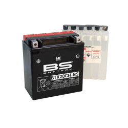 Batterie BS BATTERY sans entretien avec pack acide - BTX20CH