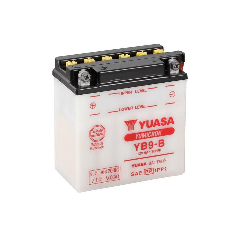 YUASA Battery Conventional with Acid Pack - YB9-B